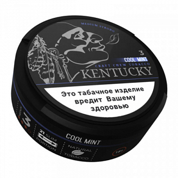 Жевательный табак табак KENTUCKY 3 SLIM "Cool Mint"